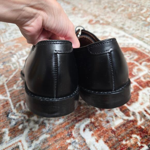 ALLEN EDMONDS Park Avenue Black Dress Shoes Mens 9 bench welt Excellent - Picture 4 of 13